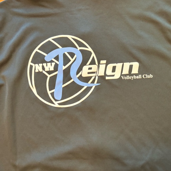 Nike Women’s volleyball zip up lightweight gray and black  jacket size large - Picture 7 of 9